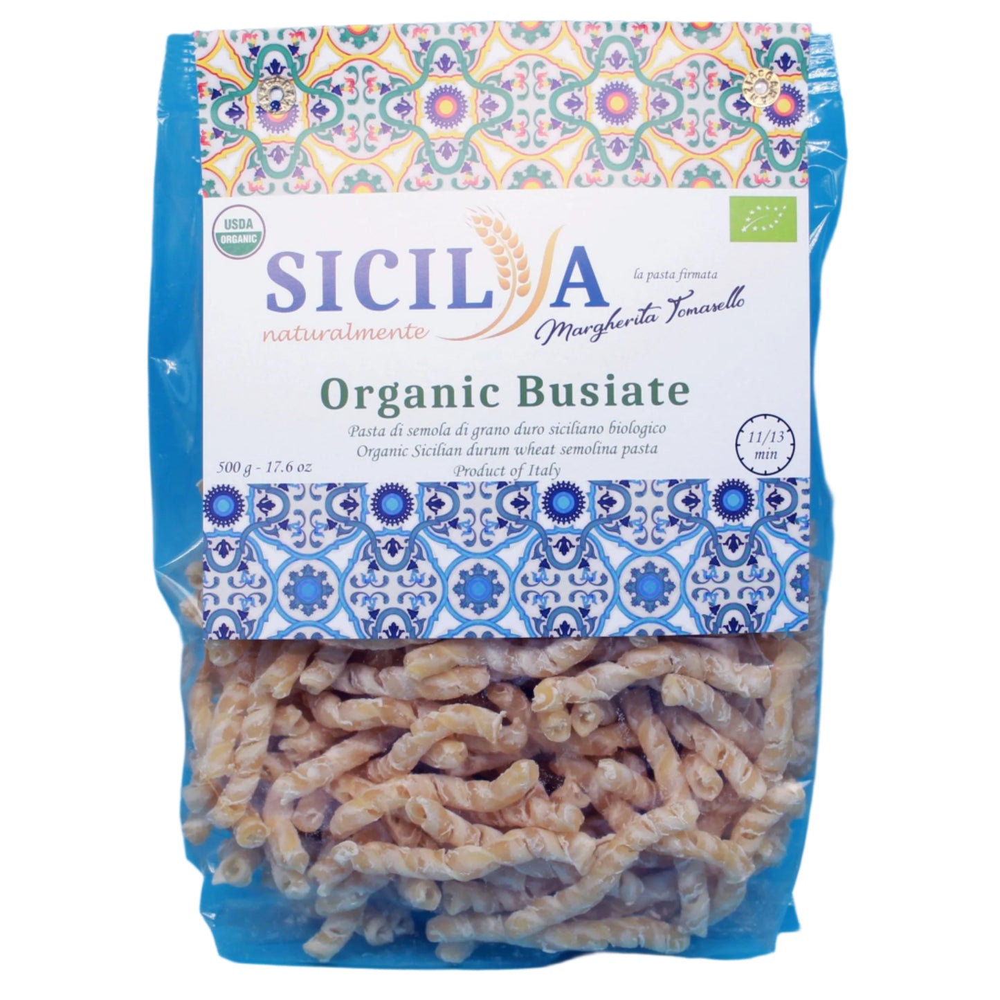 Organic Artisanal Busiate - Sicily Kitchen