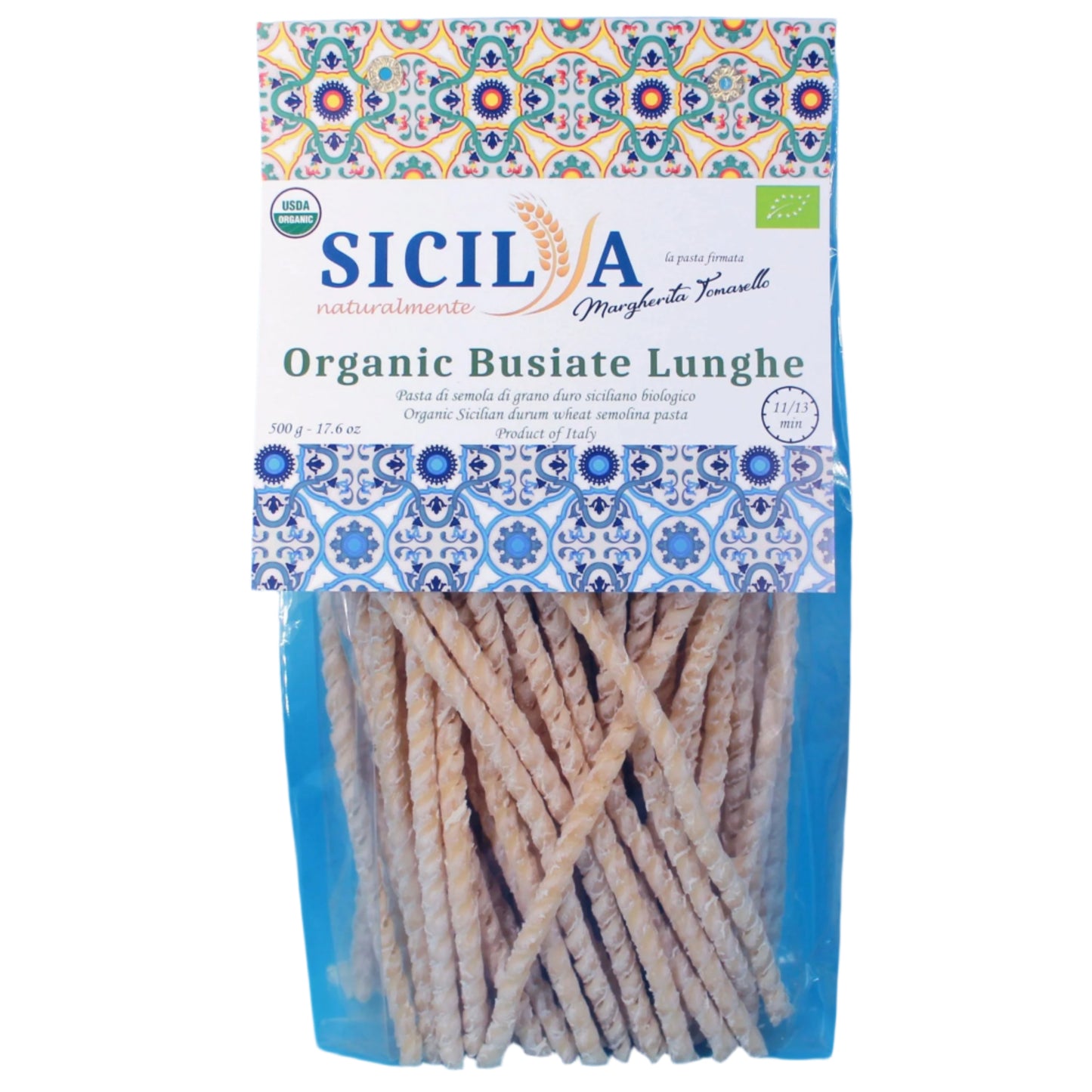 Organic Artisanal Busiate Lunghe - Sicily Kitchen