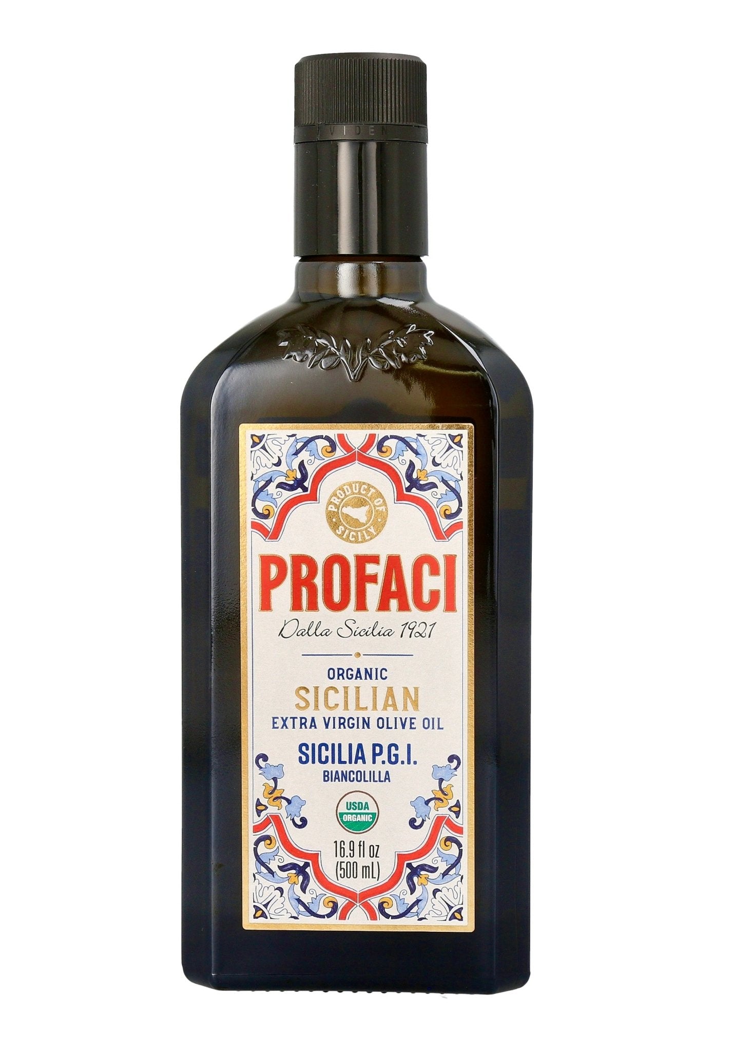 Profaci Organic Sicilian EVOO –100% Biancolilla Extra Virgin Olive Oil ...