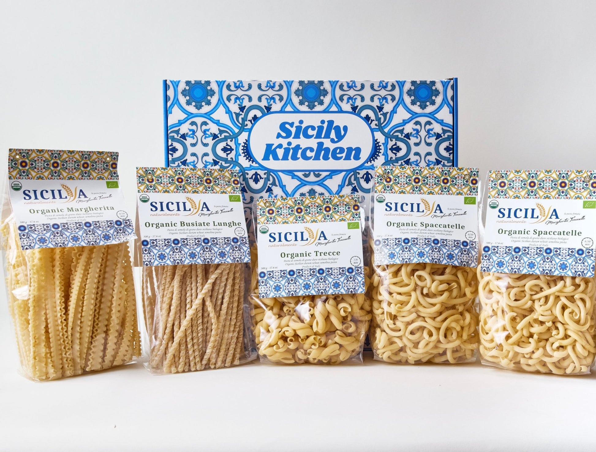 Sicilian Organic Pasta Gift Box - Sicily Kitchen